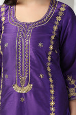 Load image into Gallery viewer, Elegant dori hand embroidered suit with salwar and dupatta