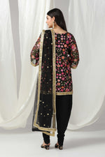 Load image into Gallery viewer, Designer kurti with sharara and dupatta