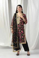 Load image into Gallery viewer, Resham thread work with pants and dupatta
