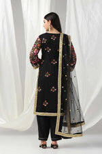 Load image into Gallery viewer, Resham thread work with pants and dupatta