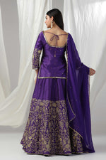 Load image into Gallery viewer, Designer kurti with lehenga and dupatta