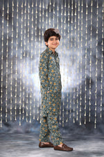 Load image into Gallery viewer, Grey Jaipuri Handblock Floral Single Print Co-ord Kurta Set