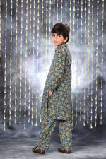 Load image into Gallery viewer, Grey Jaipuri Handblock Floral Single Print Co-ord Kurta Set