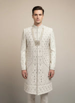 Load image into Gallery viewer, The Celestial Ivory Sherwani Set