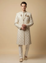 Load image into Gallery viewer, The Ivory Heirloom Sherwani Set