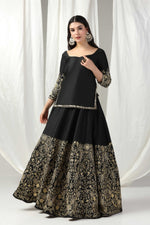 Load image into Gallery viewer, Designer kurti with lehenga and dupatta
