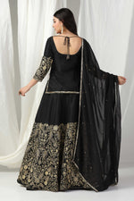 Load image into Gallery viewer, Designer kurti with lehenga and dupatta
