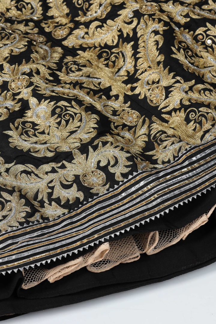 Designer Gotta Patti lehenga with blouse and dupatta