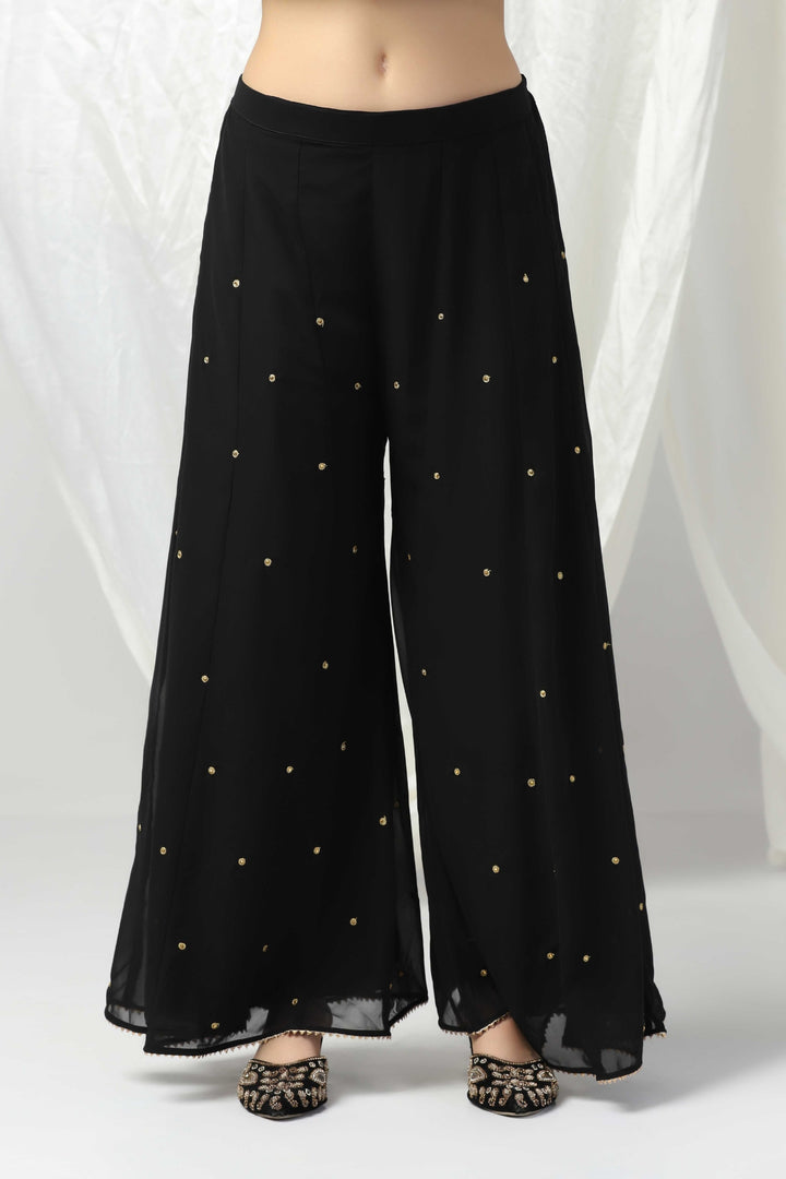 Designer kurti with sharara and dupatta