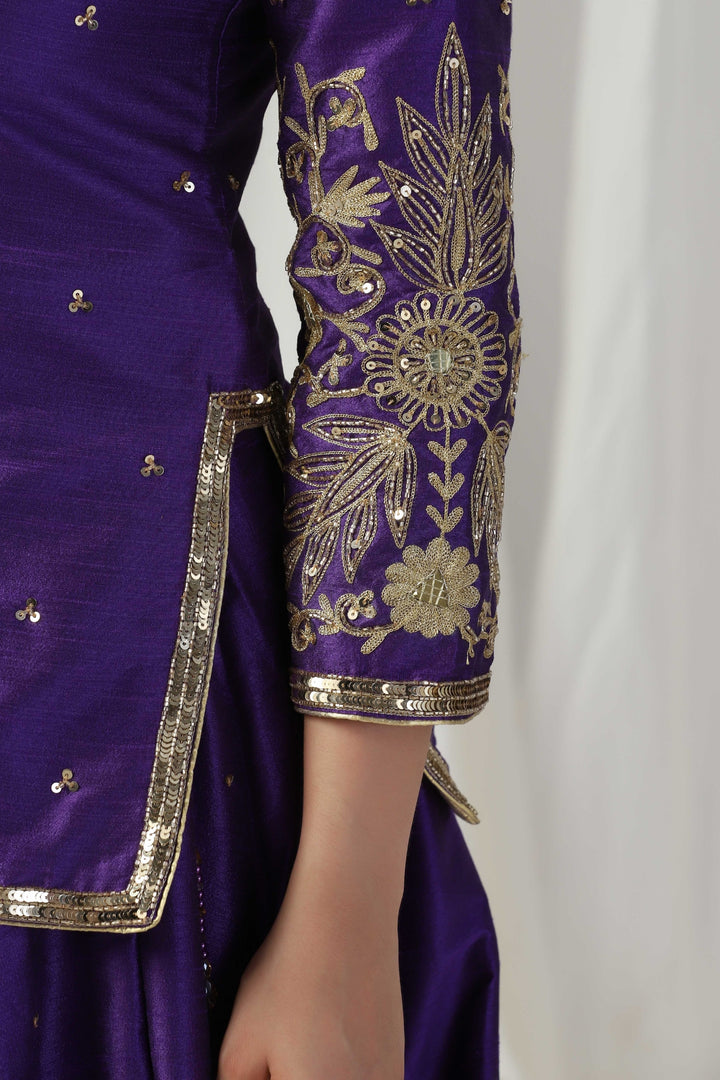 Designer kurti with lehenga and dupatta