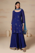 Load image into Gallery viewer, Ombre Dupatta with Embroidered Kurta &amp; Sharara