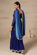 Load image into Gallery viewer, Ombre Dupatta with Embroidered Kurta &amp; Sharara