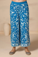 Load image into Gallery viewer, Thread Embroidered Pearl Work Kurta with Loose Pants