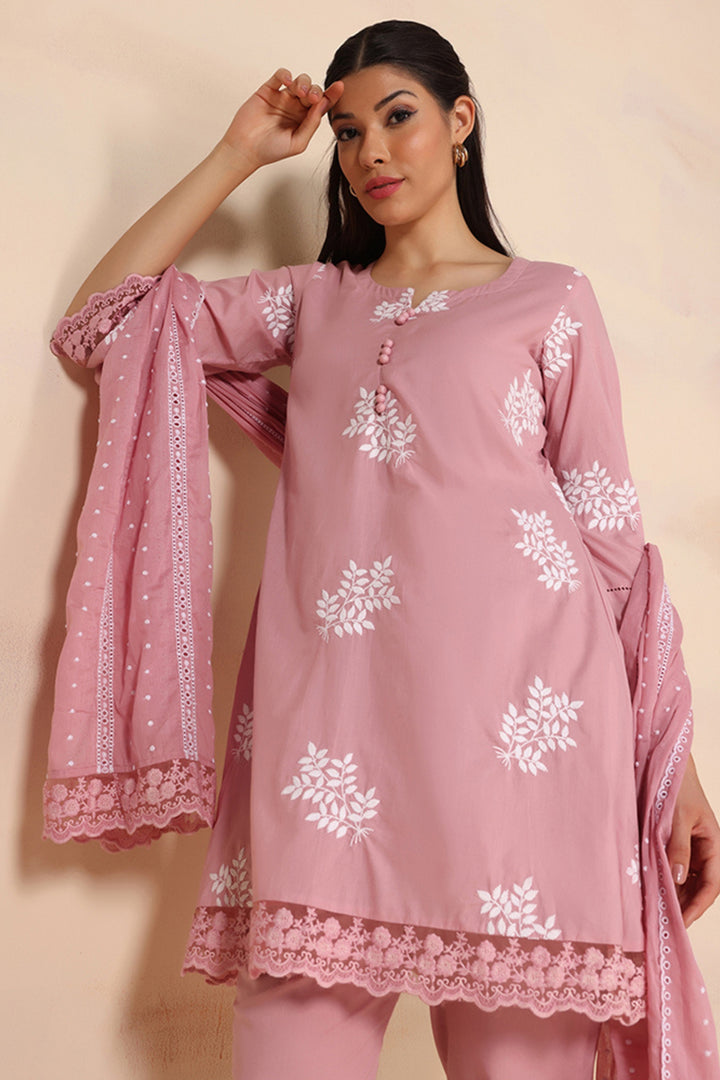 Embroidered Kurta Set