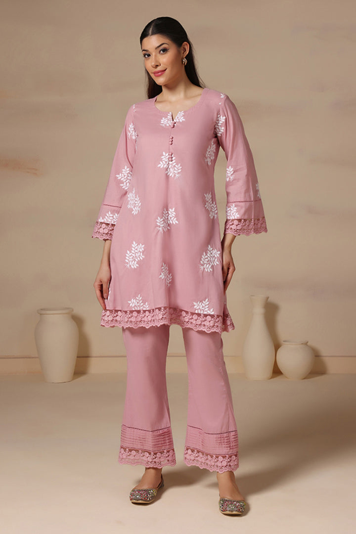 Embroidered Kurta Set