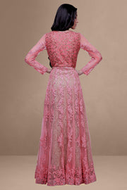 Embroidered Anarkali Set