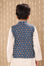 Load image into Gallery viewer, Blue Jaipuri Buti Print Jacket Only
