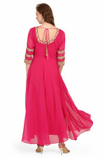 Load image into Gallery viewer, Fuchsia Long Anarkali Style Kurti