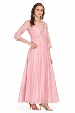 Load image into Gallery viewer, Pink Long Anarkali Style Kurti