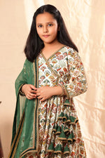 Load image into Gallery viewer, Printed Anarkali with Pant Set