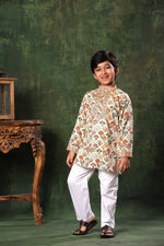 Load image into Gallery viewer, Geometric Print Kurta and Pyjama Set