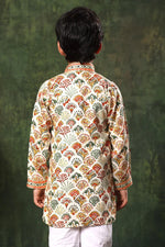 Load image into Gallery viewer, Geometric Print Kurta and Pyjama Set
