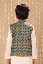 Load image into Gallery viewer, Grey Jaipuri Buti Print Jacket Only
