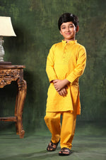 Load image into Gallery viewer, Mustard Kurta and Pyjama Co-ord Set