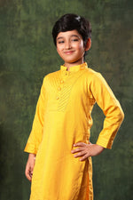 Load image into Gallery viewer, Mustard Kurta and Pyjama Co-ord Set