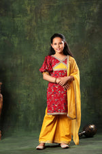 Load image into Gallery viewer, Printed Frock Suit with Pant Set