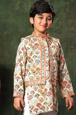Load image into Gallery viewer, Geometric Print Jacket and Kurta Set