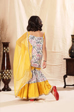 Load image into Gallery viewer, Embellished Floral Print Sharara Set