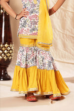 Load image into Gallery viewer, Embellished Floral Print Sharara Set