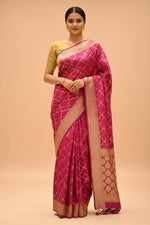 Load image into Gallery viewer, The Regal Rose Banarasi Silk Saree
