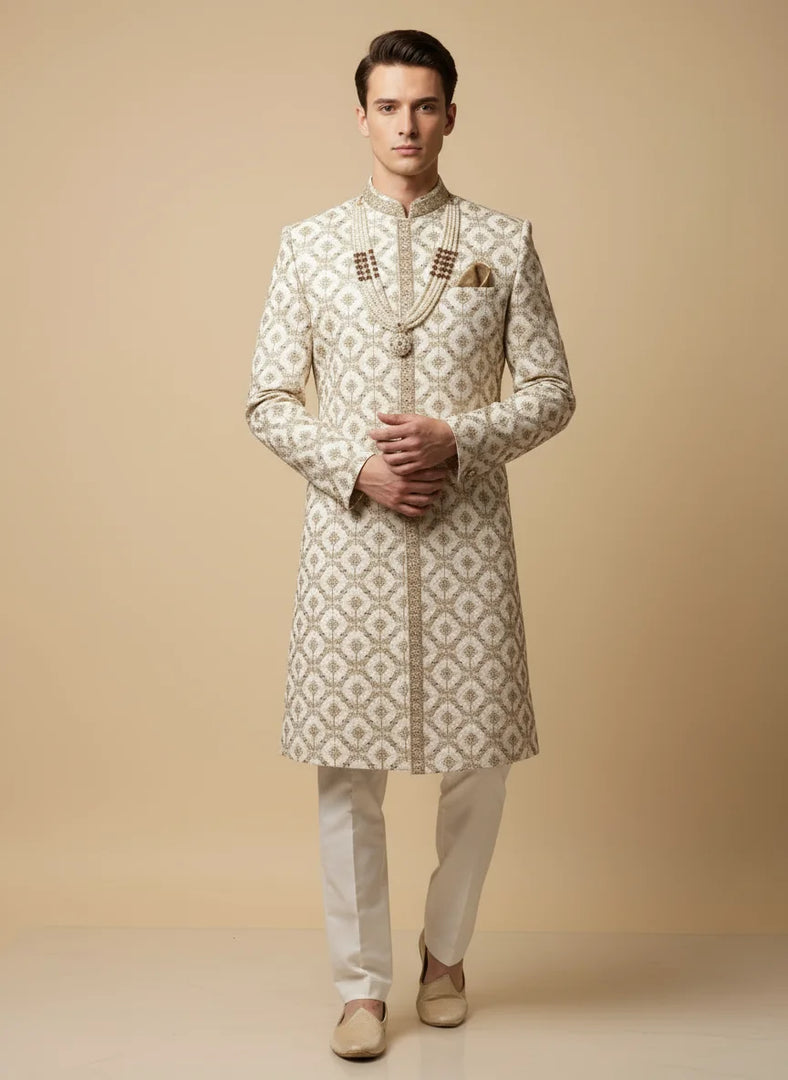 The Ivory Heirloom Sherwani Set