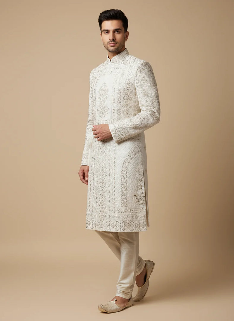 Men’s Ivory or Off-White Sherawani